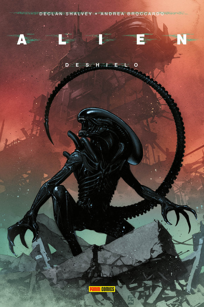 ALIEN 4 DESHIELO, de ANDREA BROCCARDO | portada del libro