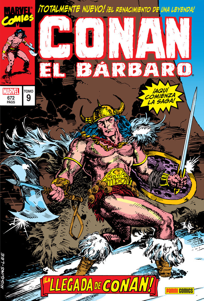 CONAN BARBARO 09 LA LLEGADA DE CONAN, de GARY KWAPISZ | portada del libro