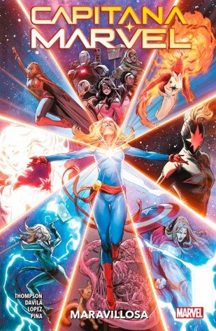 CAPITANA MARVEL V2 6 MARAVILLOSA, de KELLY THOMPSON | portada del libro