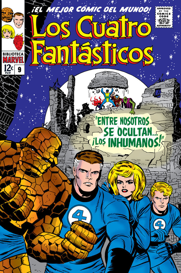 BIBM36 CUATRO FANTASTICOS 9 1965-66, de JACK KIRBY | portada del libro
