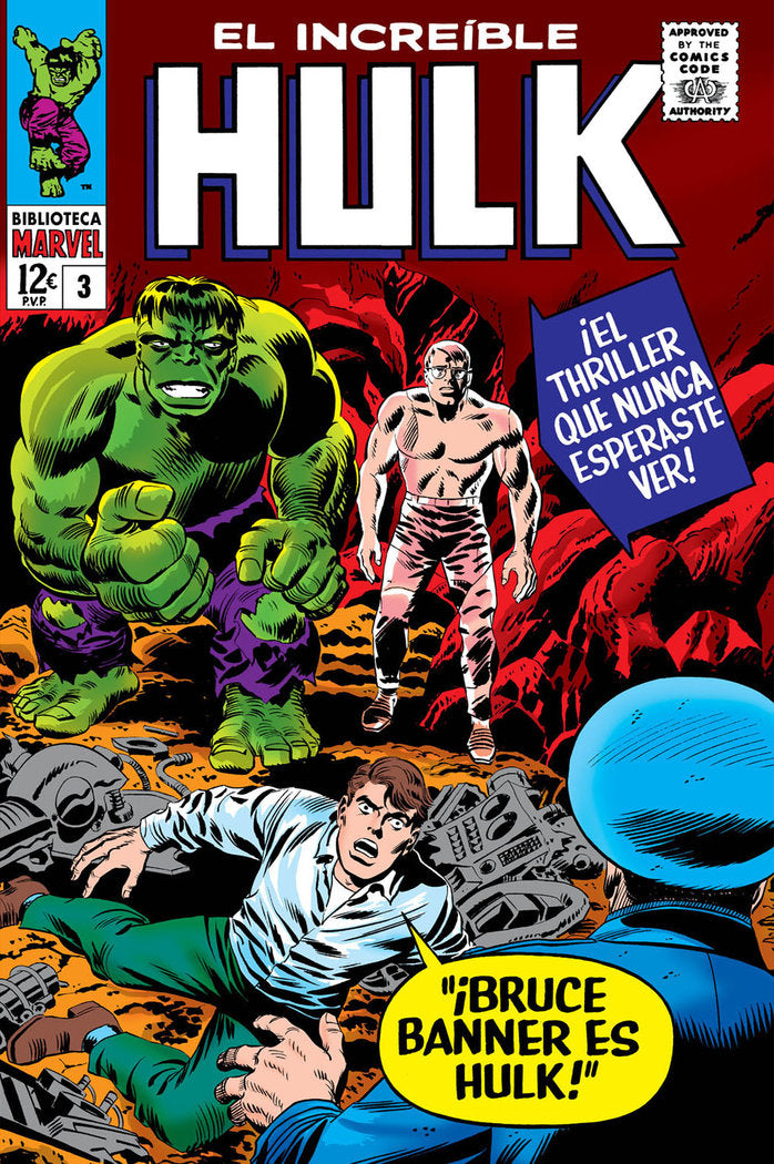 BIBM37 EL INCREIBLE HULK 3 1965-66, de JACK KIRBY | portada del libro