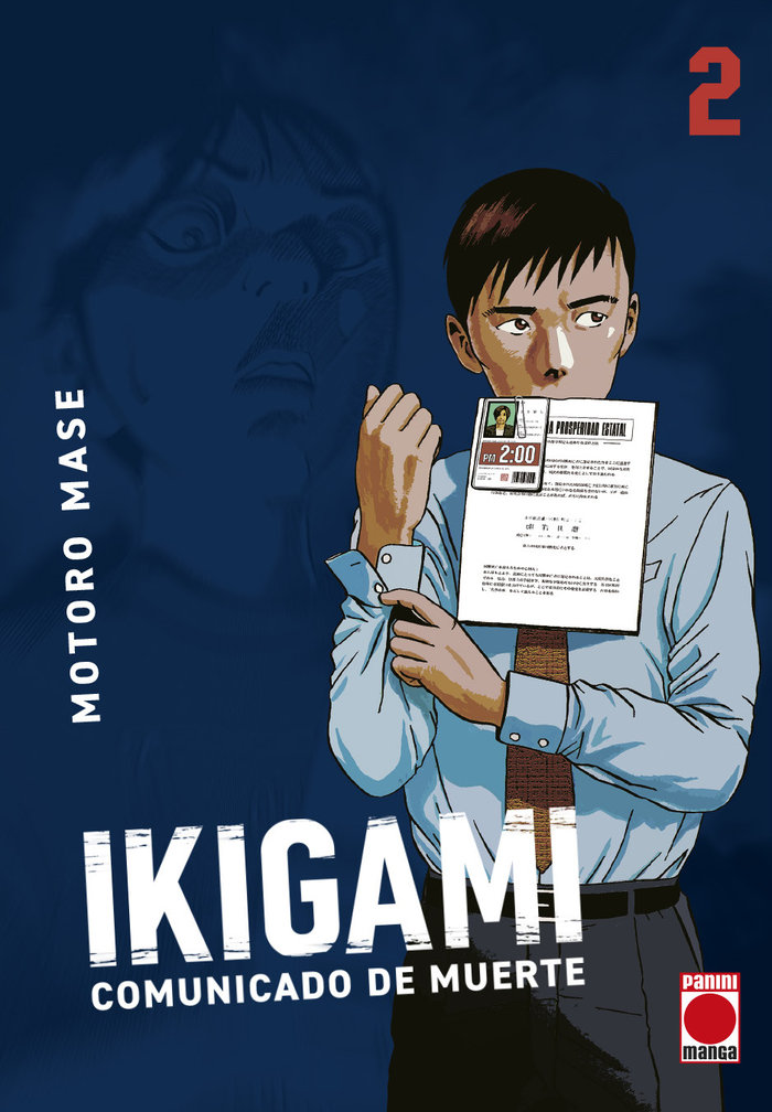IKIGAMI COMUNICADO DE MUERTE 02, de MOTORO MASE | portada del libro