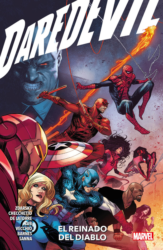 MP83 DAREDEVIL 8 EL REINADO DEL DIABLO, de CHIP ZDARSKY | portada del libro