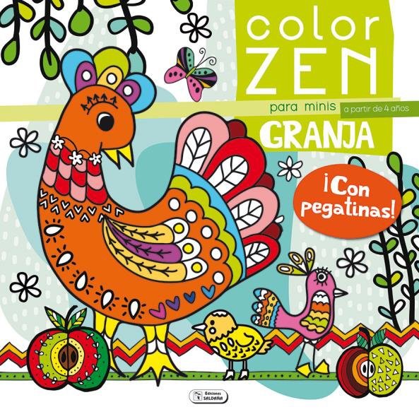 COLOR ZEN ANIMALES GRANJA, de VARIOS | portada del libro