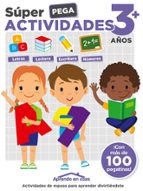 APRENDO EN CASA SUPER PEGA ACTIVIDADES 3+, de Varios autores | portada del libro