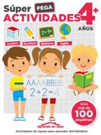 APRENDO EN CASA SUPER PEGA ACTIVIDADES 4+, de Varios autores | portada del libro