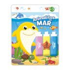 COLOREA CON PUNTOS - Animalitos del mar, de Varios autores | portada del libro