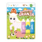 COLOREA CON PUNTOS - Animalitos de la granja, de Varios autores | portada del libro