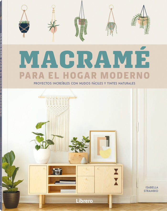 MACRAME PARA EL HOGAR MODERNO | portada del libro