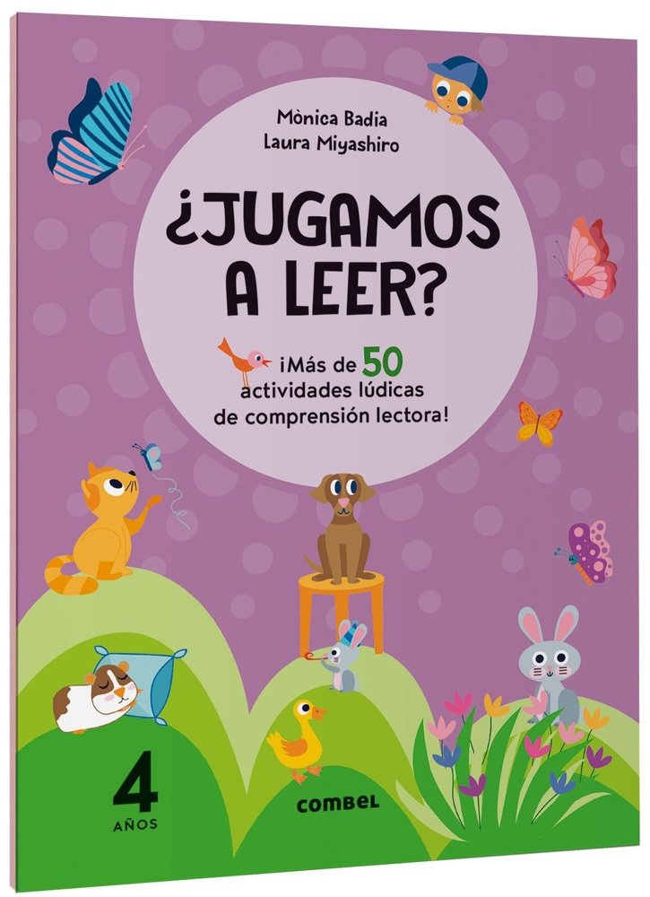 JUGAMOS A LEER MAS 50 ACTIVIDADES LUDICAS COMPRENSION 4 AÑO | portada del libro