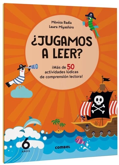 JUGAMOS A LEER MAS 50 ACTIVIDADES LUDICAS COMPRENSION 6 AÑO | portada del libro