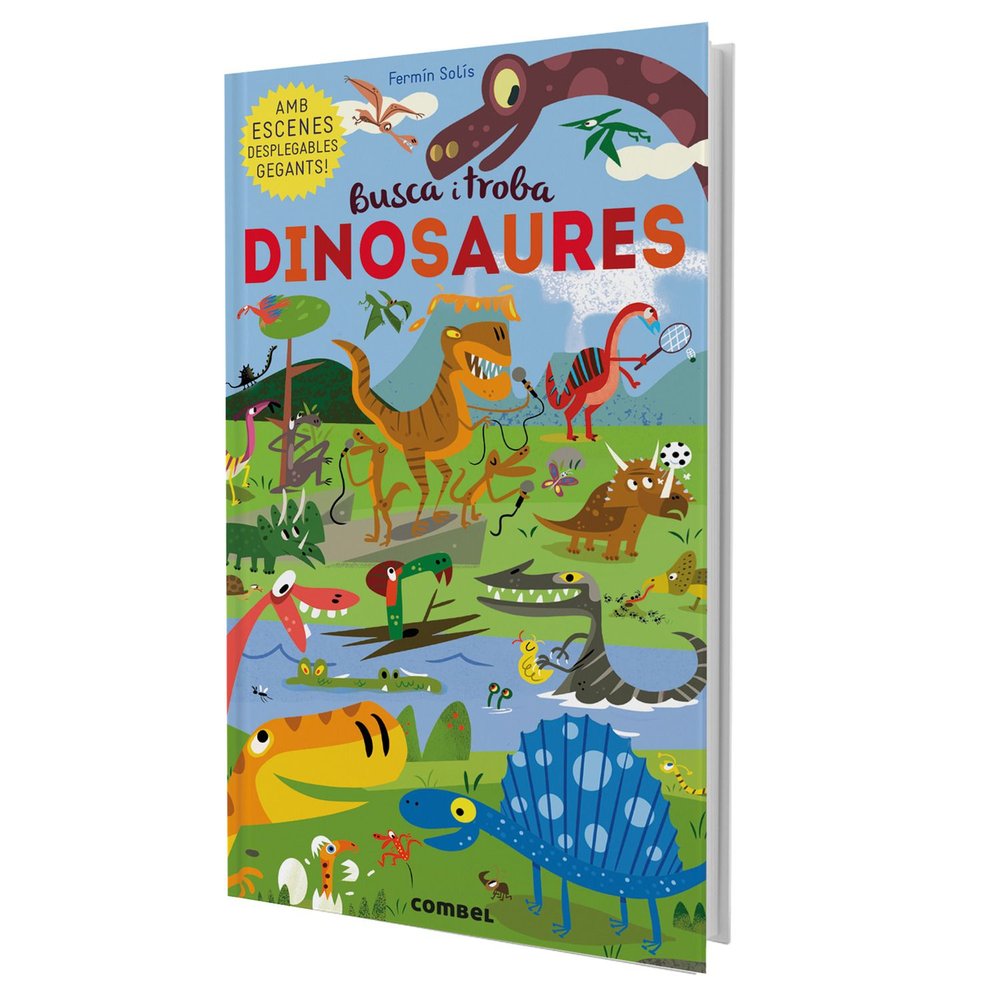 BUSCA I TROBA. DINOSAURES | portada del libro