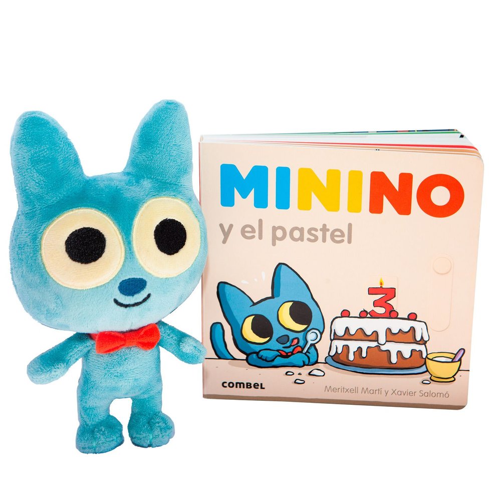 PACK MININO Y EL PASTEL + PELUCHE, de MARTI ORRIOLS, MERITXELL | portada del libro
