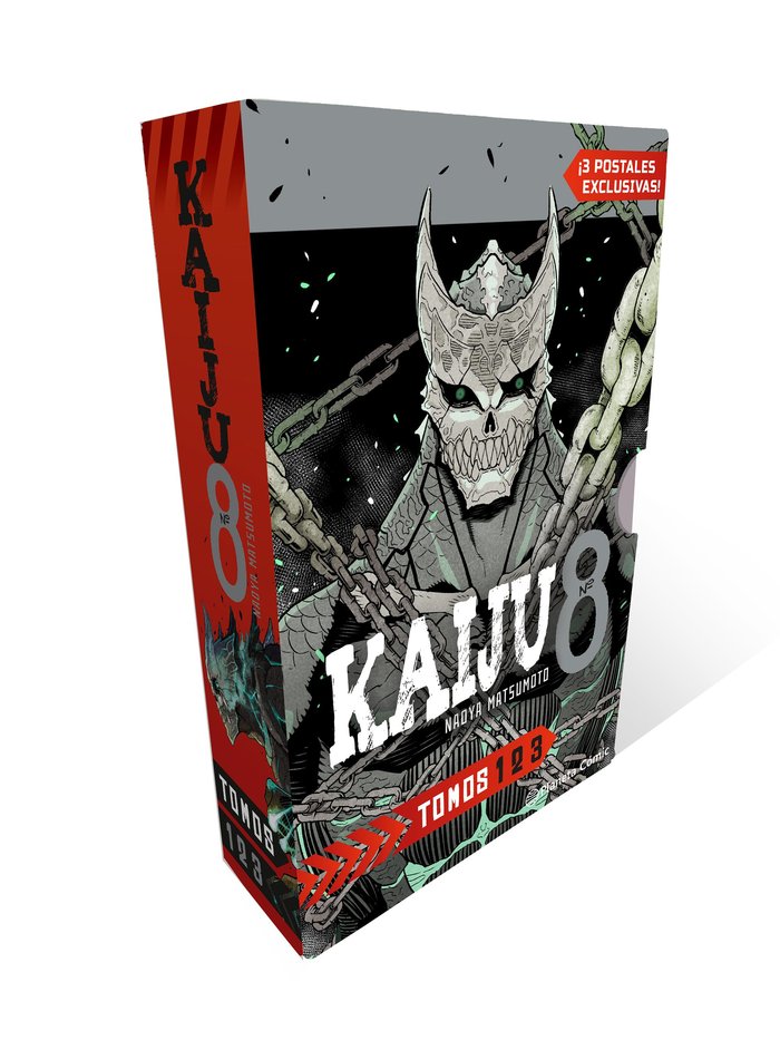 SHONEN STARTER SET KAIJU 8 Nº 1+2+3, de MATSUMOTO, NAOYA | portada del libro