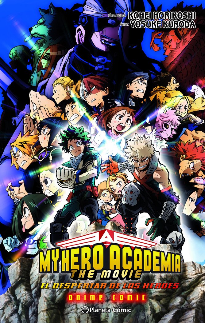 MY HERO ACADEMIA: EL DESPERTAR DE LOS HEROES ANIME COMIC, de HORIKOSHI, KOHEI | portada del libro