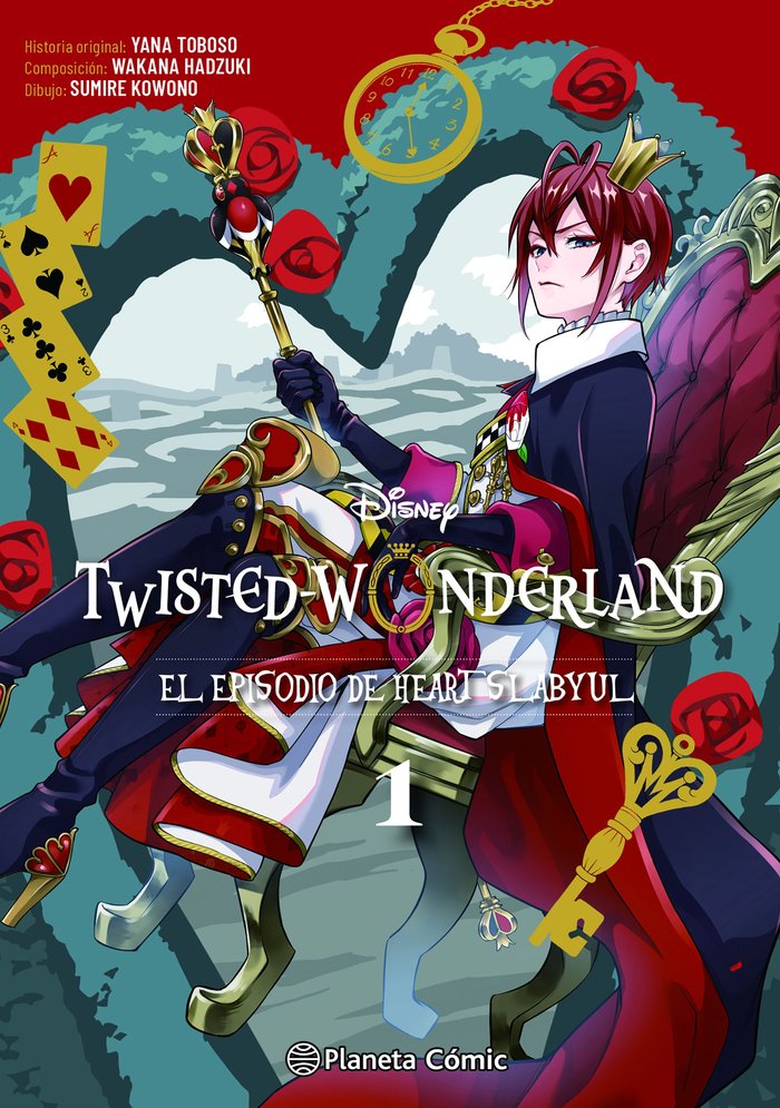 TWISTED WONDERLAND Nº 01/04, de TOBOSO, YANA | portada del libro