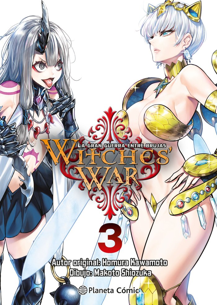 WITCHES WAR: LA GRAN GUERRA ENTRE BRUJAS Nº 03, de KAWAMOTO, HOMURA | portada del libro