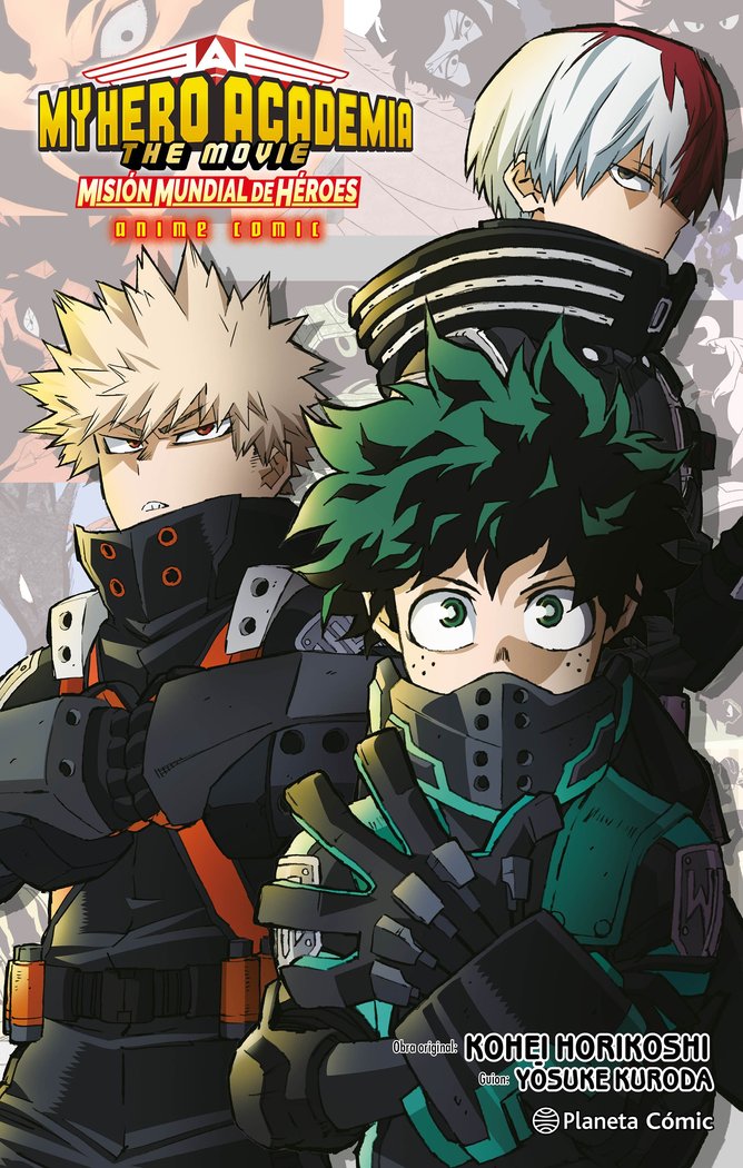 MY HERO ACADEMIA: MISION MUNDIAL DE HEROES ANIME COMIC, de HORIKOSHI, KOHEI | portada del libro