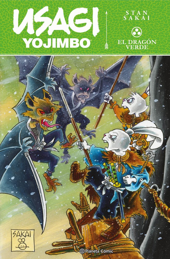 USAGI YOJIMBO DRAGON VERDE, de STAN SAKAI | portada del libro