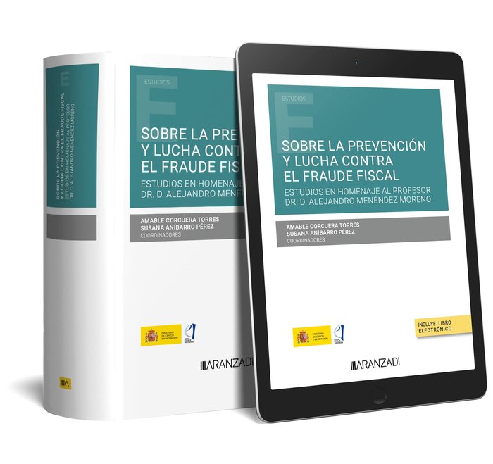 SOBRE LA PREVENCION Y LUCHA CONTRA EL FRAUDE FISCAL, de AMABLE CORCUERA TORRES | portada del libro
