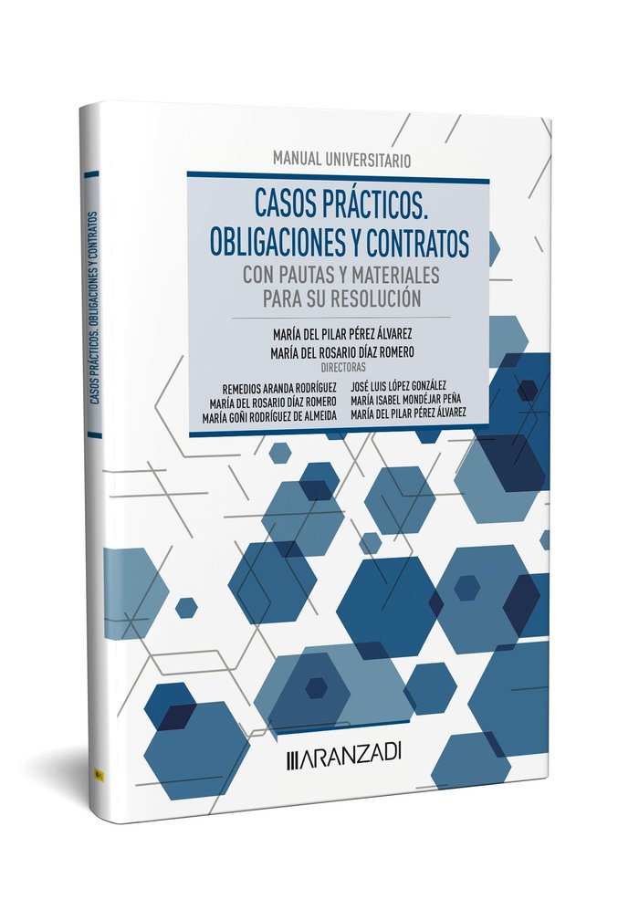 CASOS PRACTICOS OBLIGACIONES Y CONTRATOS, de MARIA DEL PILAR PEREZ ALVAREZ | portada del libro