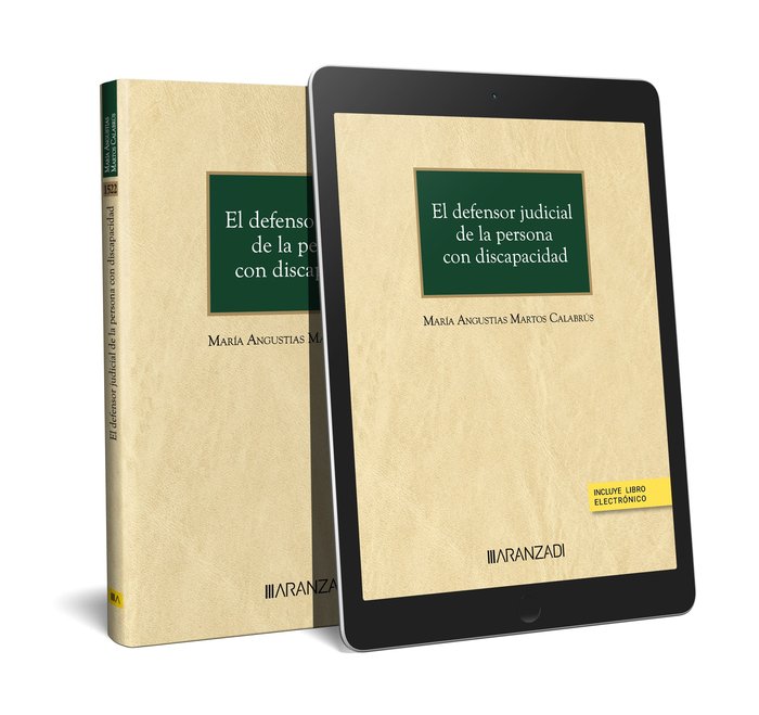 El defensor judicial de la persona con discapacidad (Papel e-book), de MARTOS CALABRUS, MARIA ANGUSTIAS | portada del libro
