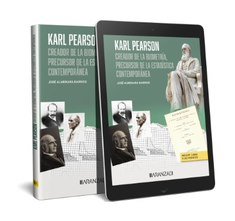 KARL PEARSON CREADOR DE LA BIOMETRIA PRECURSOR DE LA ESTADIS, de JOSE ALMENARA BARRIOS | portada del libro
