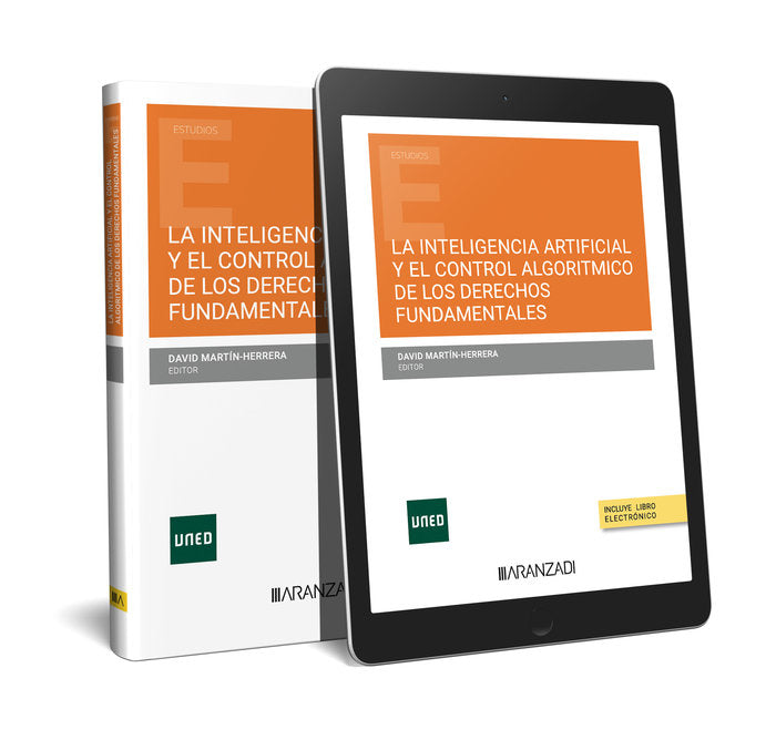 INTELIGENCIA ARTIFICIAL Y EL CONTROL ALGORITMICO DE LOS DERECHOS FUNDA, de DAVID MARTIN-HERRERA | portada del libro