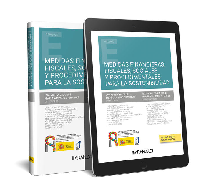 MEDIDAS FINANCIERAS FISCALES SOCIALES Y PROCEDIMENTALES PARA LA SOSTEN, de EVA Mª GIL CRUZ | portada del libro