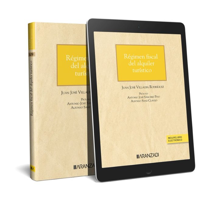 REGIMEN FISCAL DEL ALQUILER TURISTICO CUADERNO NUM 1/2023 JU, de JUAN JOSE VILLALBA RODRIGUEZ | portada del libro