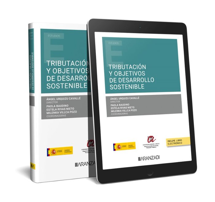 TRIBUTACION Y OBJETIVOS DE DESARROLLO SOSTENIBLE, de ANGEL URQUIZU CAVALLE | portada del libro