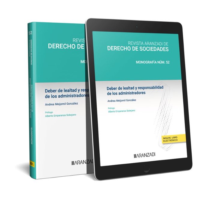 Deber de lealtad y responsabilidad de los administradores (Papel e-book), de ANDREA MEIJOMIL GONZALEZ | portada del libro