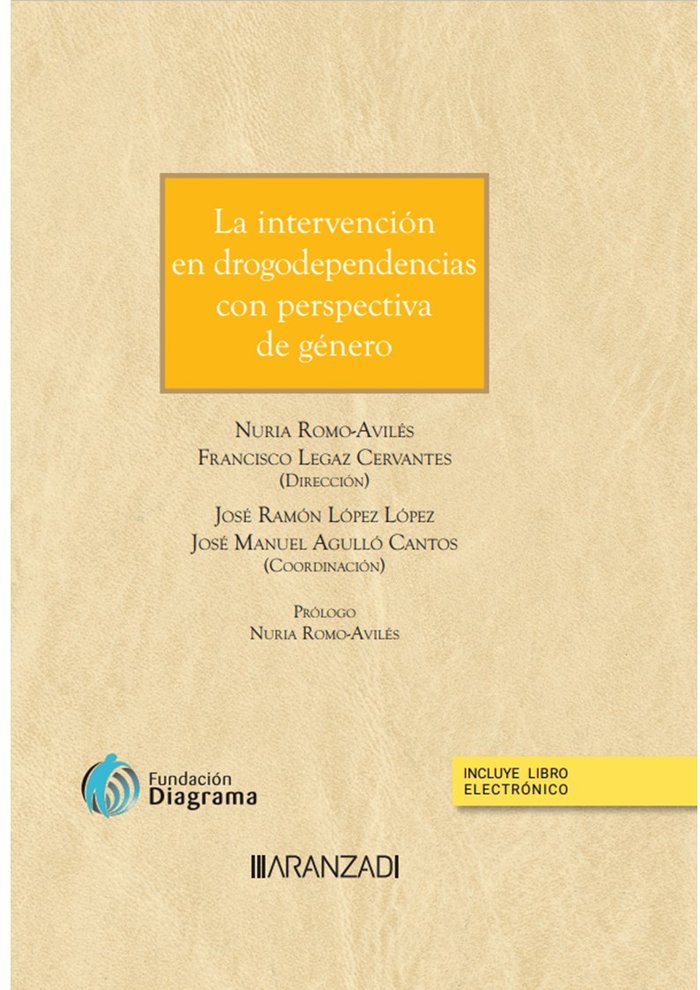 LA INTERVENCION EN DROGODEPENDENCIAS CON PERSPECTIVA DE GENE, de FRANCISCO LEGAZ CERVANTES | portada del libro