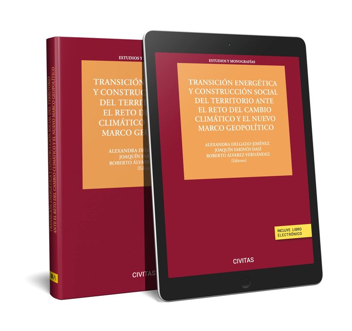 TRANSICION ENERGETICA Y CONSTRUCCION SOCIAL DEL TERRITORIO ANTE EL RET, de JOAQUIN FARINOS DASI | portada del libro