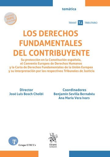 Los derechos fundamentales del contribuyente, de BOSCH CHOLBI | portada del libro
