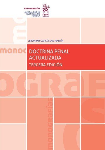 DOCTRINA PENAL ACTUALIZADA 3ª EDICION, de JERONIMO GARCIA SAN MARTIN | portada del libro