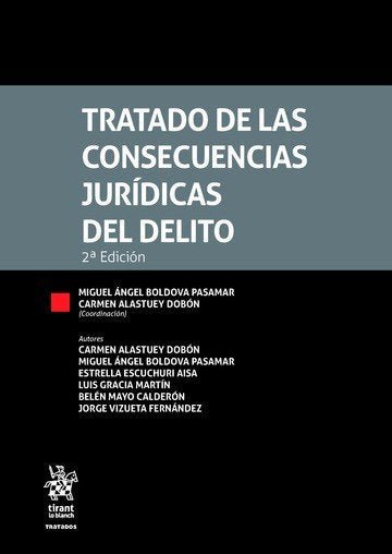 TRATADO DE CONSECUENCIAS JURIDICAS DEL DELITO 2ª EDICION, de BOLDOVA | portada del libro
