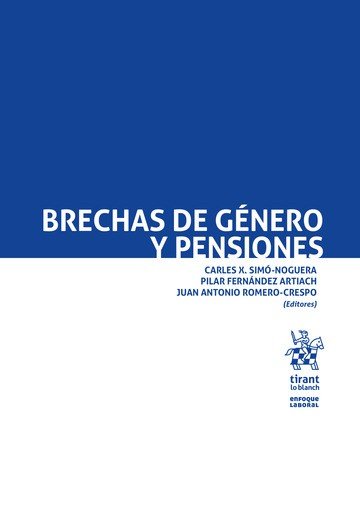 BRECHAS DE GENERO Y PENSIONES, de FERNANDEZ ARTIACH | portada del libro