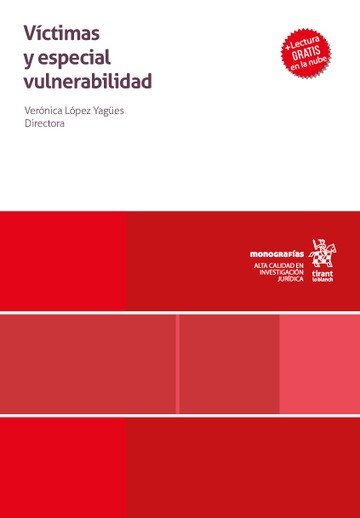 VICTIMAS Y ESPECIAL VULNERABILIDAD, de LOPEZ YAGÜES | portada del libro