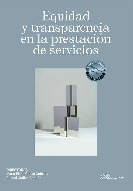 EQUIDAD Y TRANSPARENCIA EN LA PRESTACION DE SERVICIOS | portada del libro