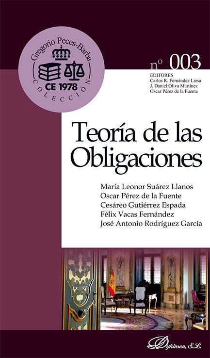 TEORIA DE LAS OBLIGACIONES, de SUAREZ LLANOS, MARIA LEONOR | portada del libro