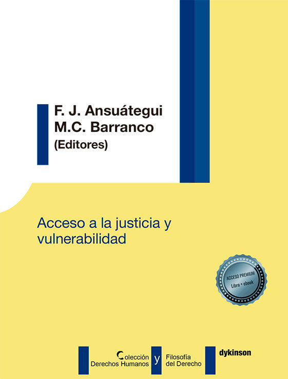 Acceso a la justicia y vulnerabilidad | portada del libro