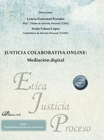 JUSTICIA COLABORATIVA ONLINE MEDIACION DIGITAL | portada del libro