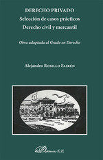 DERECHO PRIVADO, de ROSILLO FAIREN, ALEJANDRO | portada del libro