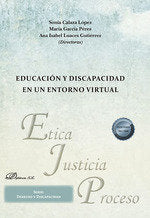 EDUCACION Y DISCAPACIDAD EN UN ENTORNO VIRTUAL | portada del libro