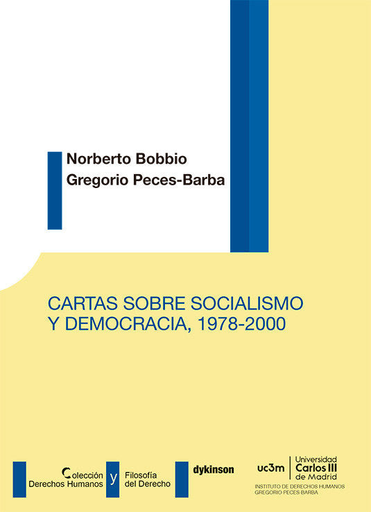 Cartas sobre socialismo y democracia 1978-2000, de BOBBIO, NORBERTO | portada del libro
