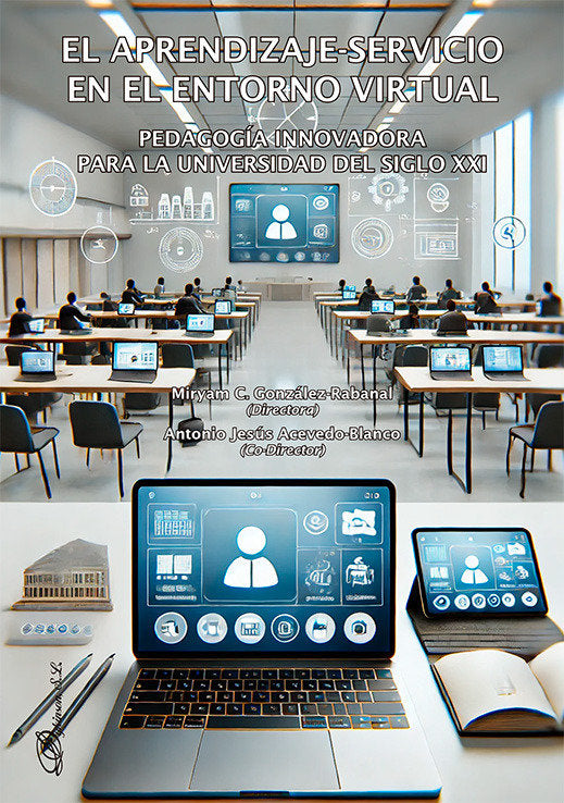 EL APRENDIZAJE SERVICIO EN EL ENTORNO VIRTUAL. PEDAGOGIA INN | portada del libro