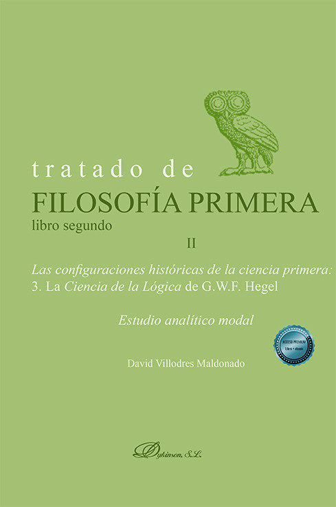 Tratado de filosofia primera libro segundo, de Villodres Maldonado, David | portada del libro