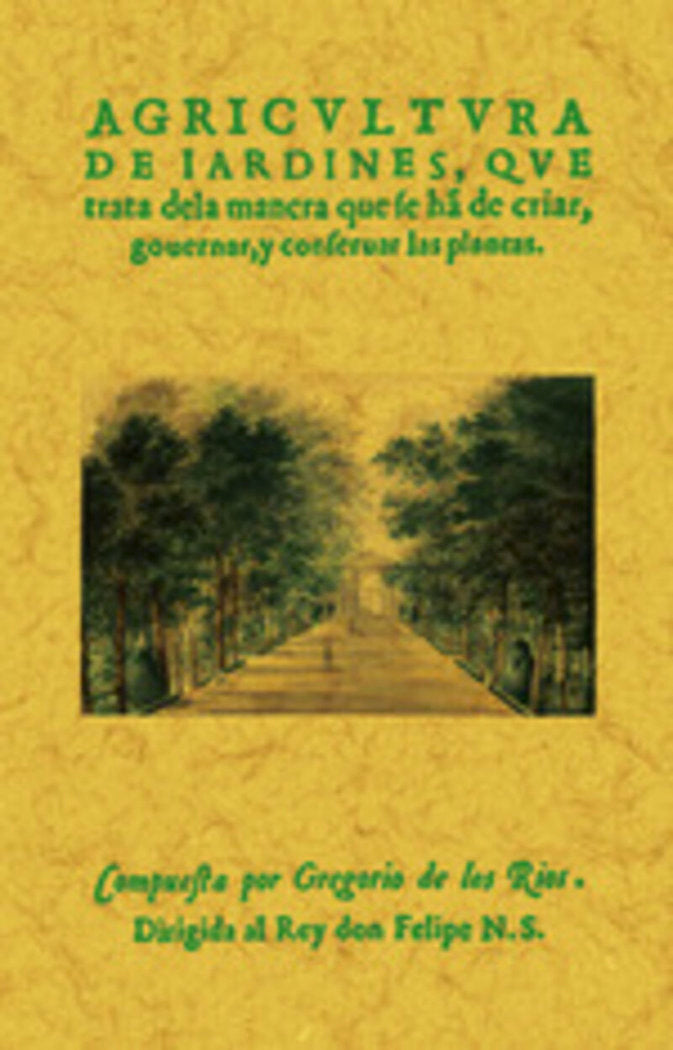 Agricultura de jardines, de DE LOS RIOS, GREGORIO | portada del libro
