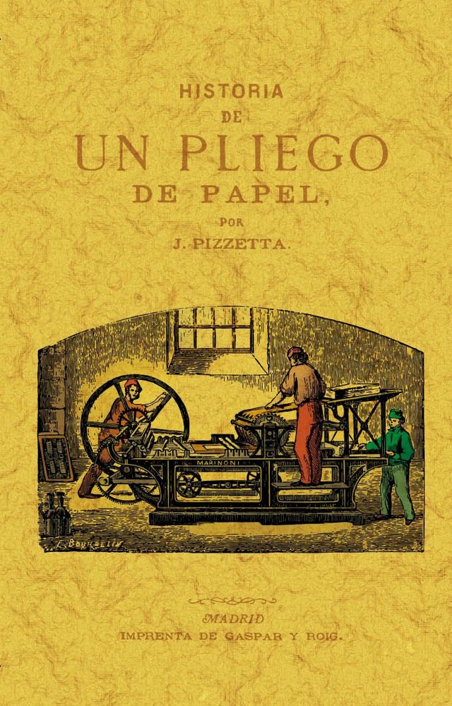 HISTORIA DE UN PLIEGO DE PAPEL, de PIZZETTA, JULES | portada del libro